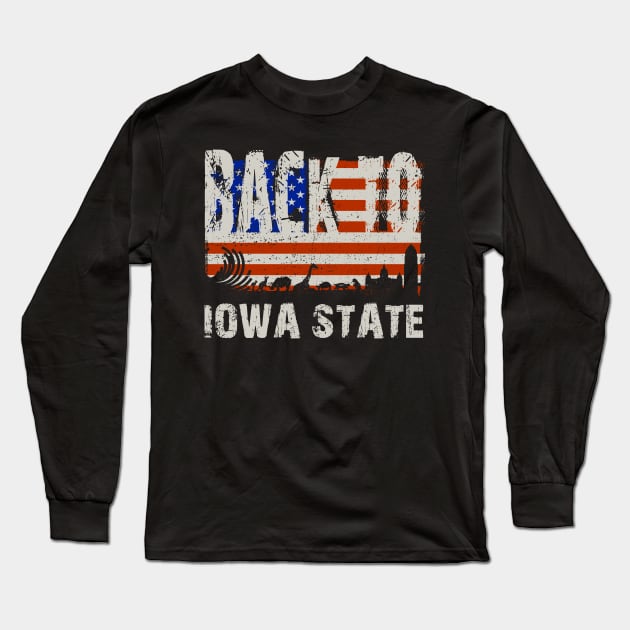 iowa Long Sleeve T-Shirt by VizRad